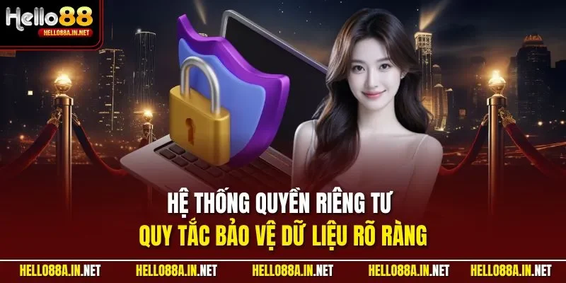 Hệ thống quyền riêng tư quy tắc bảo vệ dữ liệu rõ ràng